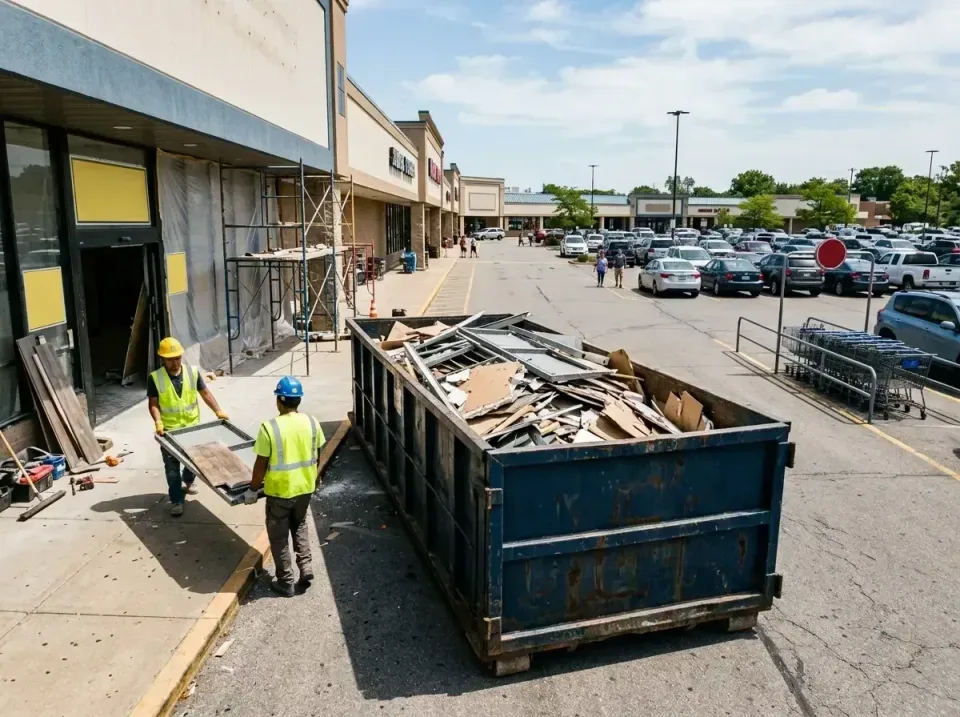 retail-store-renovation-debris-003 — frequently asked questions, Roll-off Dumpster Rentals in Lovejoy, GA